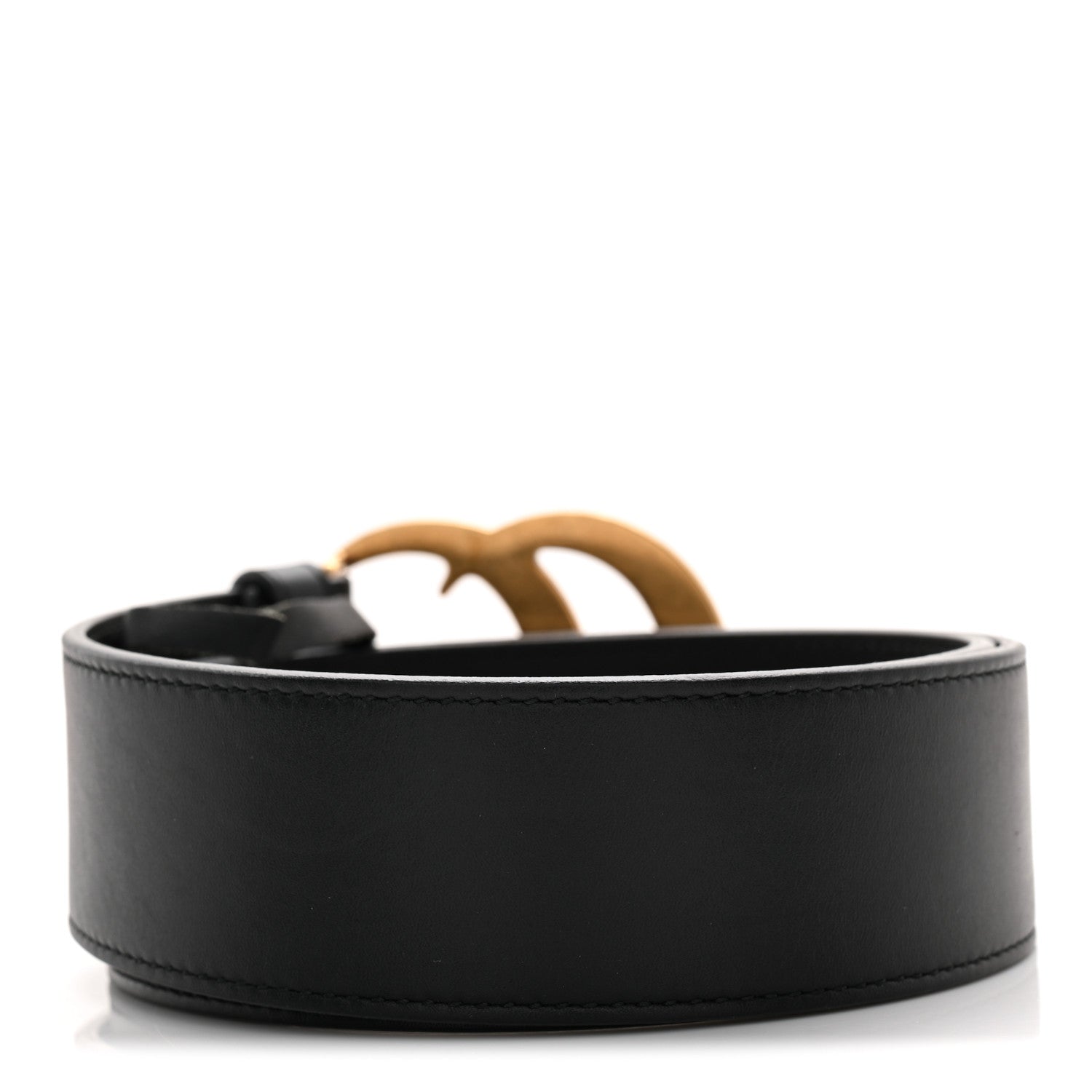 Gucci Calfskin Double G 40mm Belt 75 30 Black 2 of 5