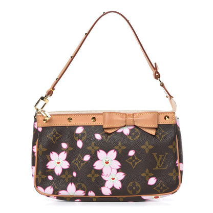 Louis Vuitton Monogram Cherry Blossom Pochette Accessories Brown 1 of 10