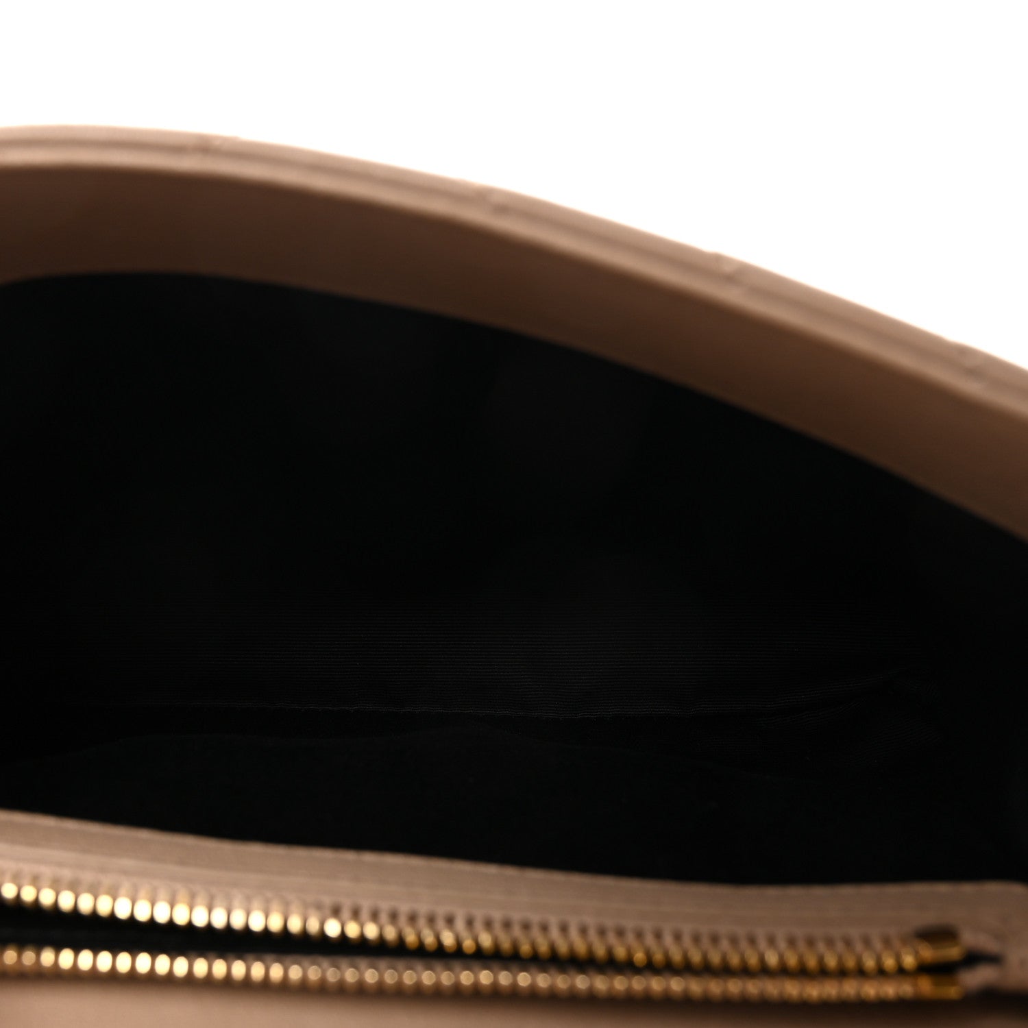 Saint Laurent Sheepskin Matelasse Chevron Monogram Medium College Bag Dark Beige 4 of 8