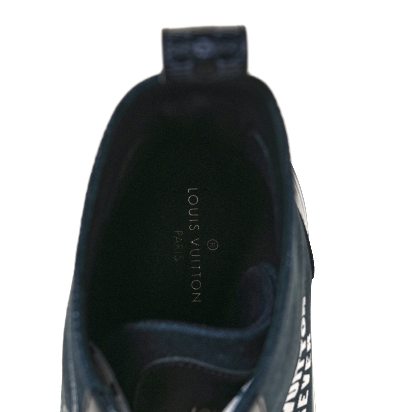 Canvas LV Forever Mens Tattoo Sneaker Boots 10 Black