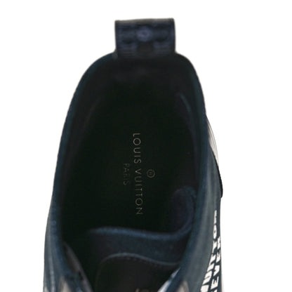 Louis Vuitton Canvas LV Forever Mens Tattoo Sneaker Boots 10 Black 7 of 8