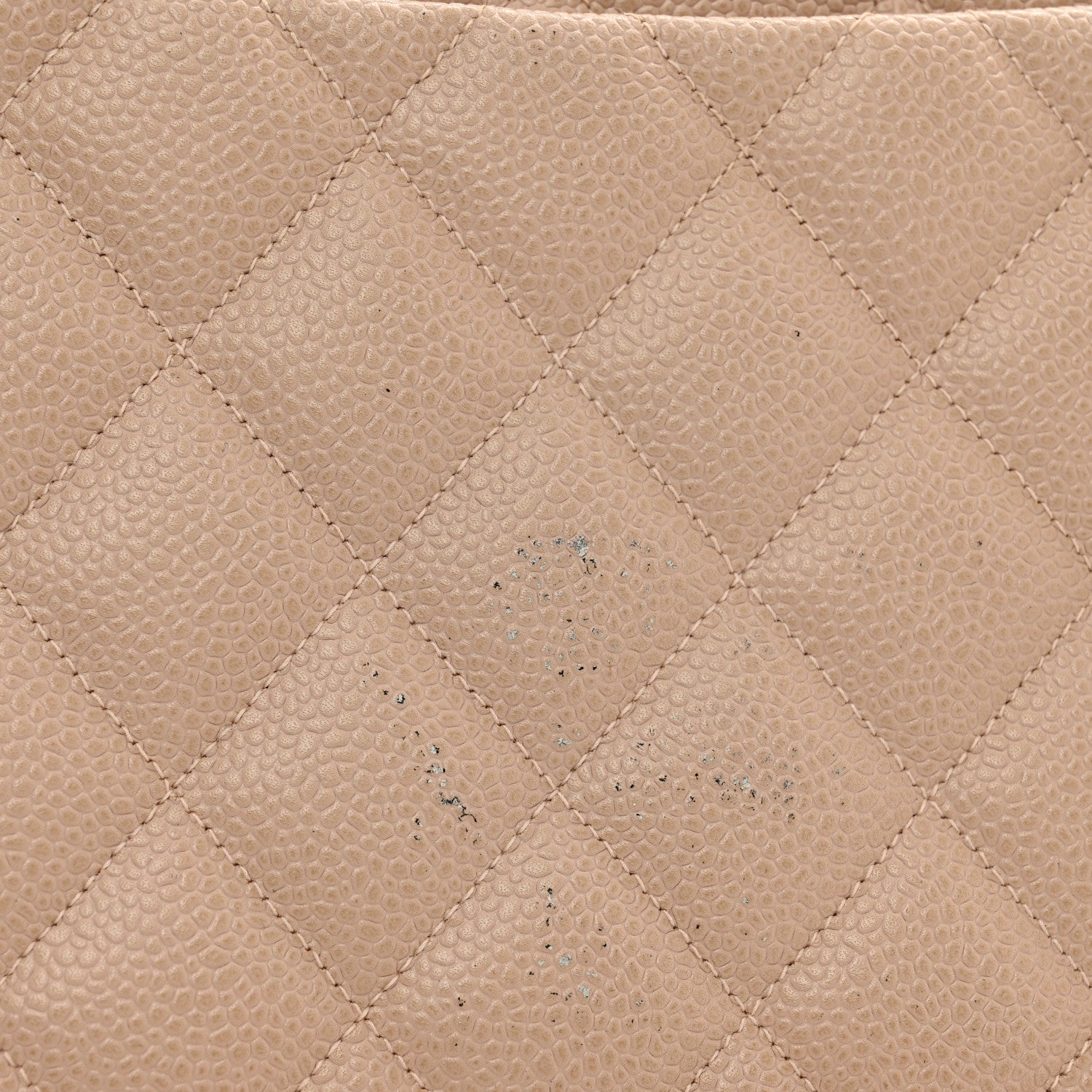 Chanel Caviar Quilted Jumbo Single Flap Beige 13 of 14