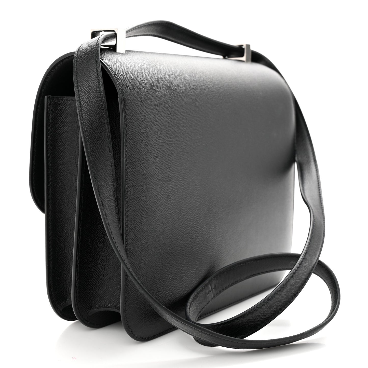 Madame Calfskin Lizard Constance 24 Black Ombre