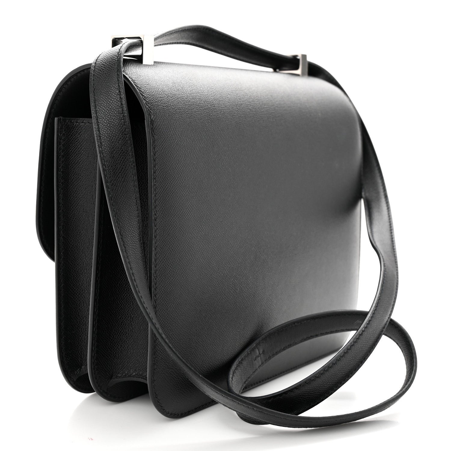 Hermes Madame Calfskin Lizard Constance 24 Black Ombre 3 of 15