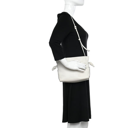 Loewe Calfskin Mini Flamenco Knot Clutch Angora 2 of 9