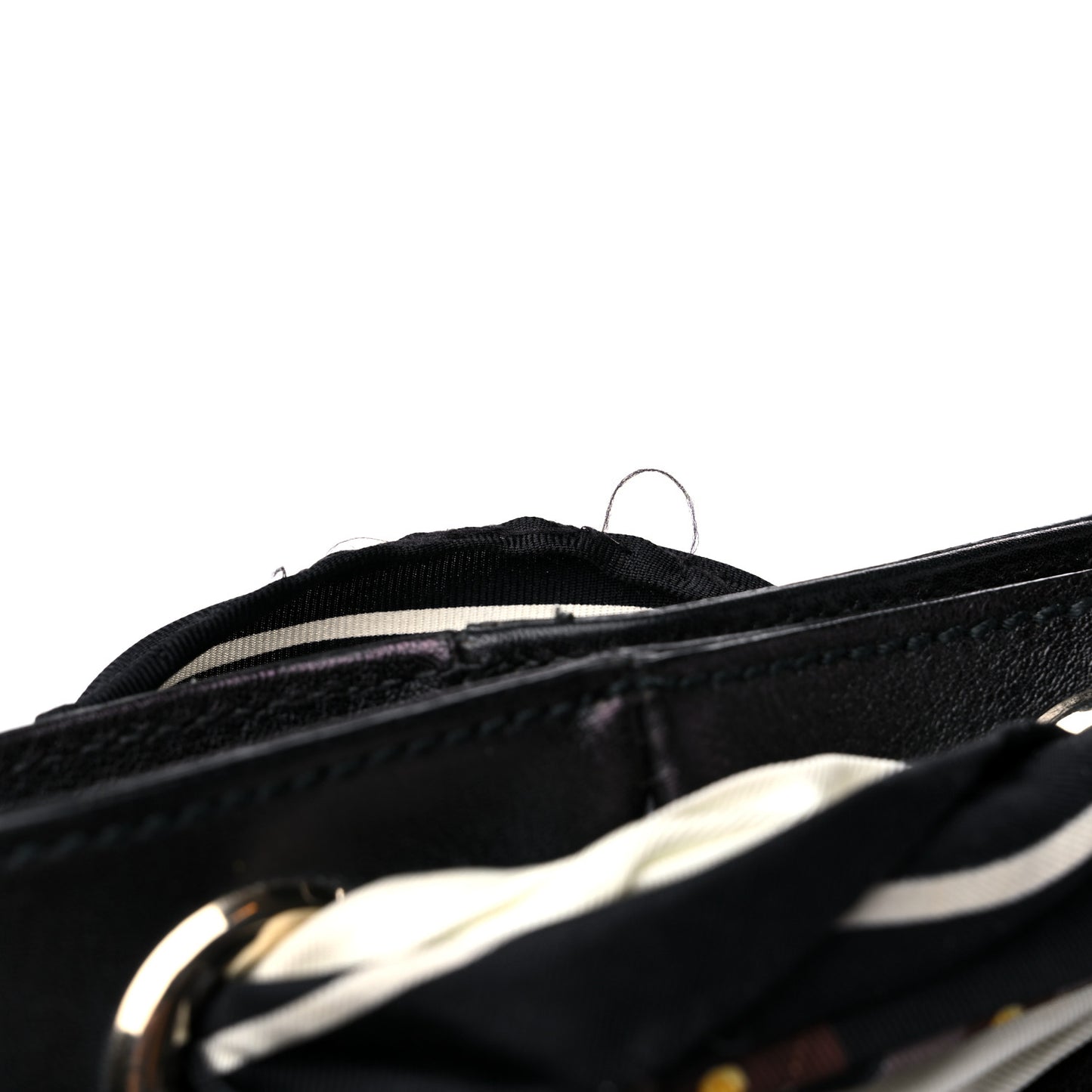 Monogram Large Positano Tote Black