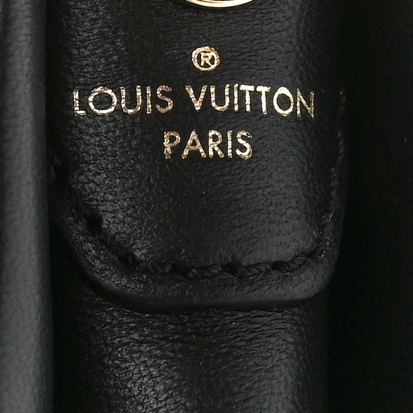 Lambskin Embossed Monogram Coussin BB Black
