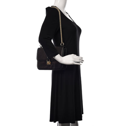 Valentino Garavani Vitello Medium Glam Lock Rockstud Flap Black 2 of 9