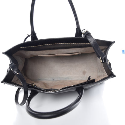 Balenciaga Calfskin Padlock Work S Bag Black 5 of 14