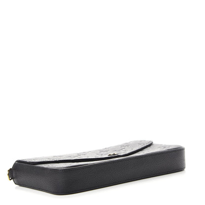 Louis Vuitton Empreinte Pochette Felicie Chain Wallet Black 5 of 12