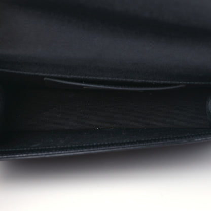 Saint Laurent Grain De Poudre Medium Classic Monogram Kate Satchel Black 5 of 9