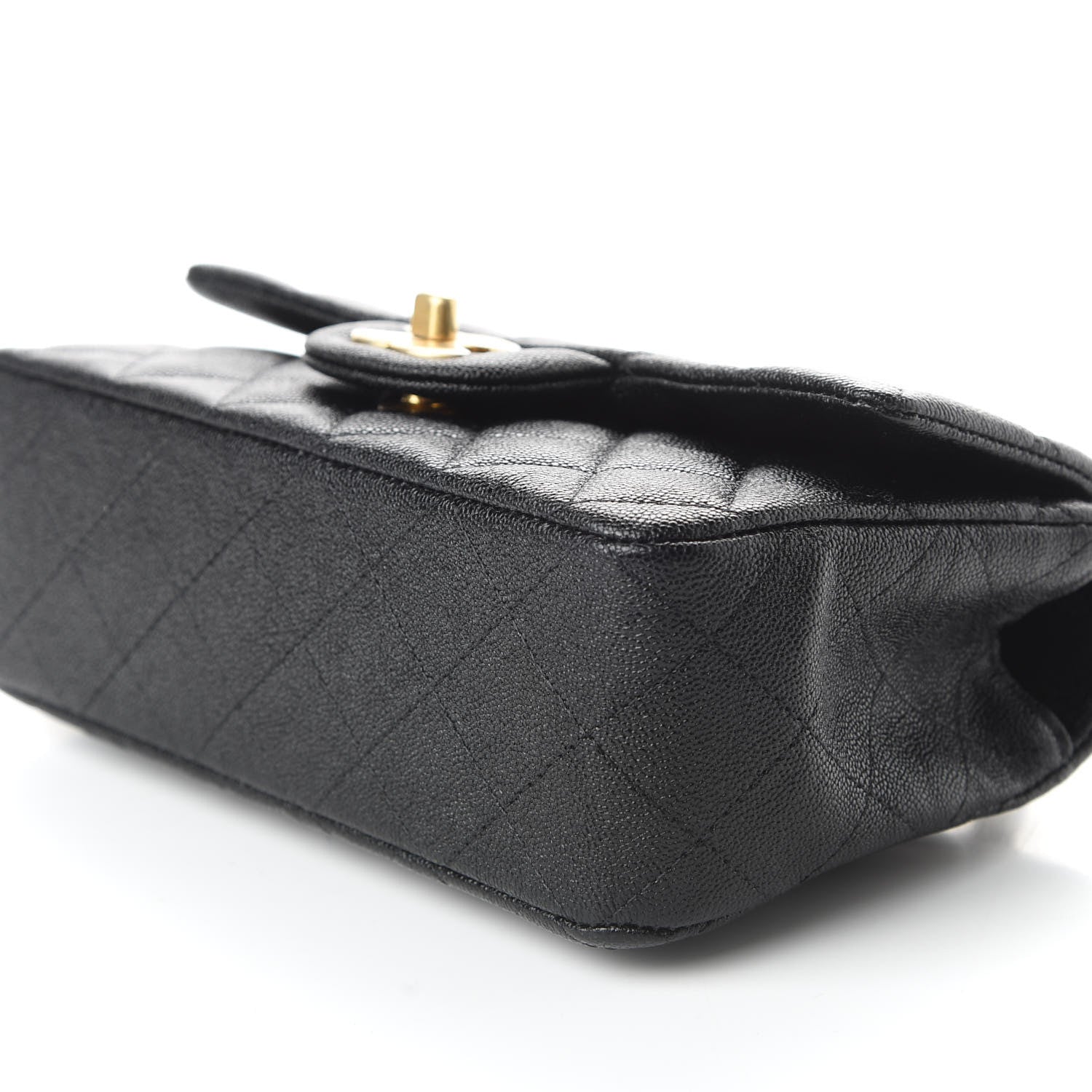 Chanel Caviar Quilted Mini Top Handle Rectangular Flap Black 6 of 9