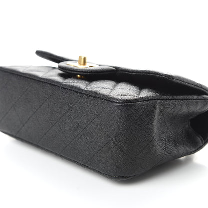 Chanel Caviar Quilted Mini Top Handle Rectangular Flap Black 6 of 9