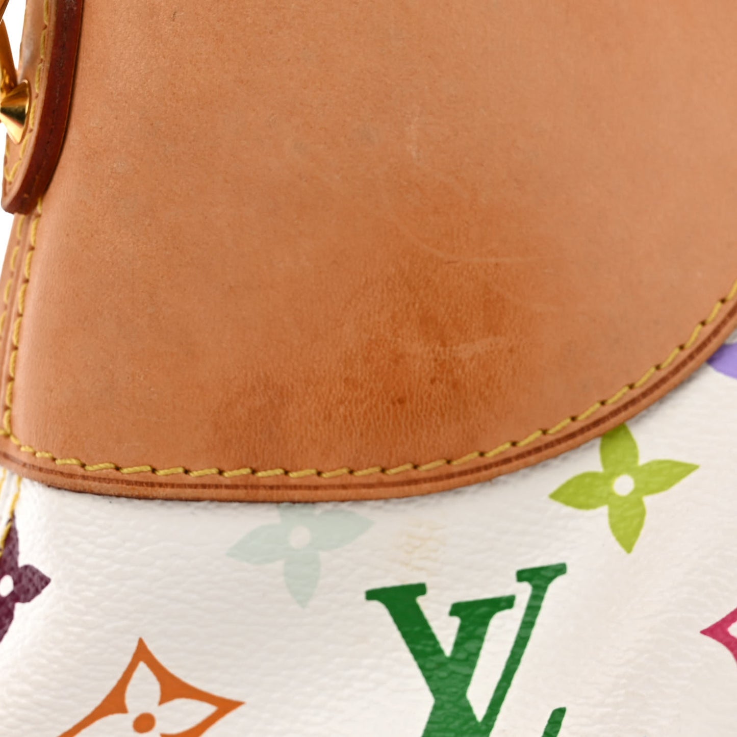 Monogram Multicolor Judy MM White