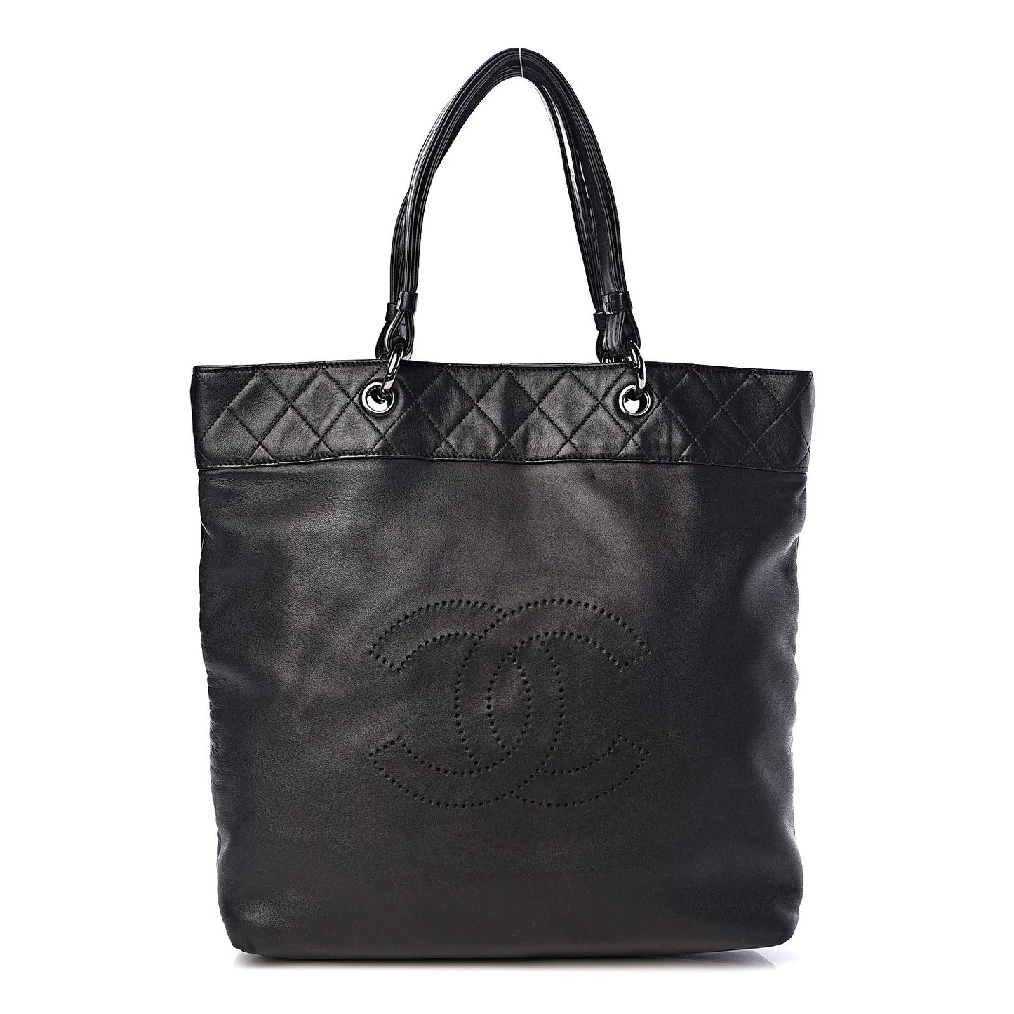 Lambskin CC Shoulder Bag Black