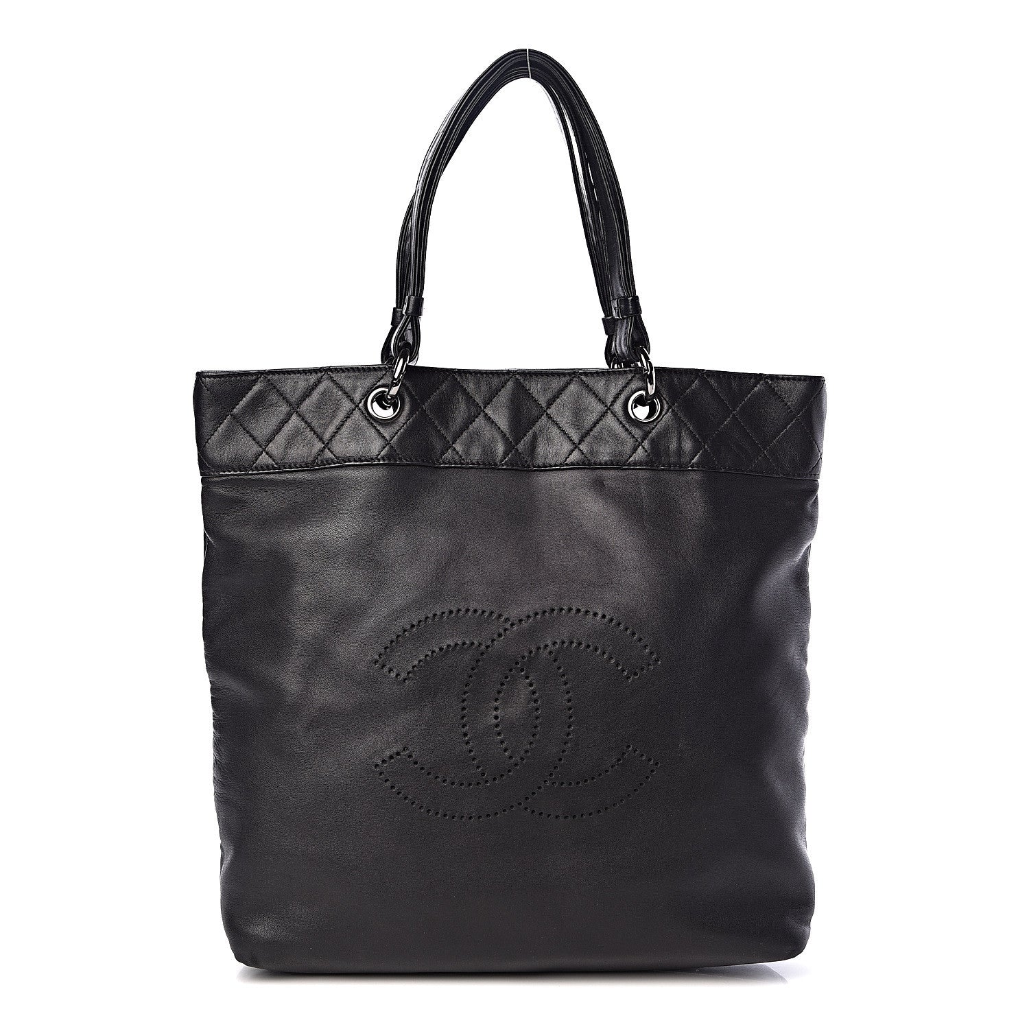 Chanel Lambskin CC Shoulder Bag Black 1 of 10