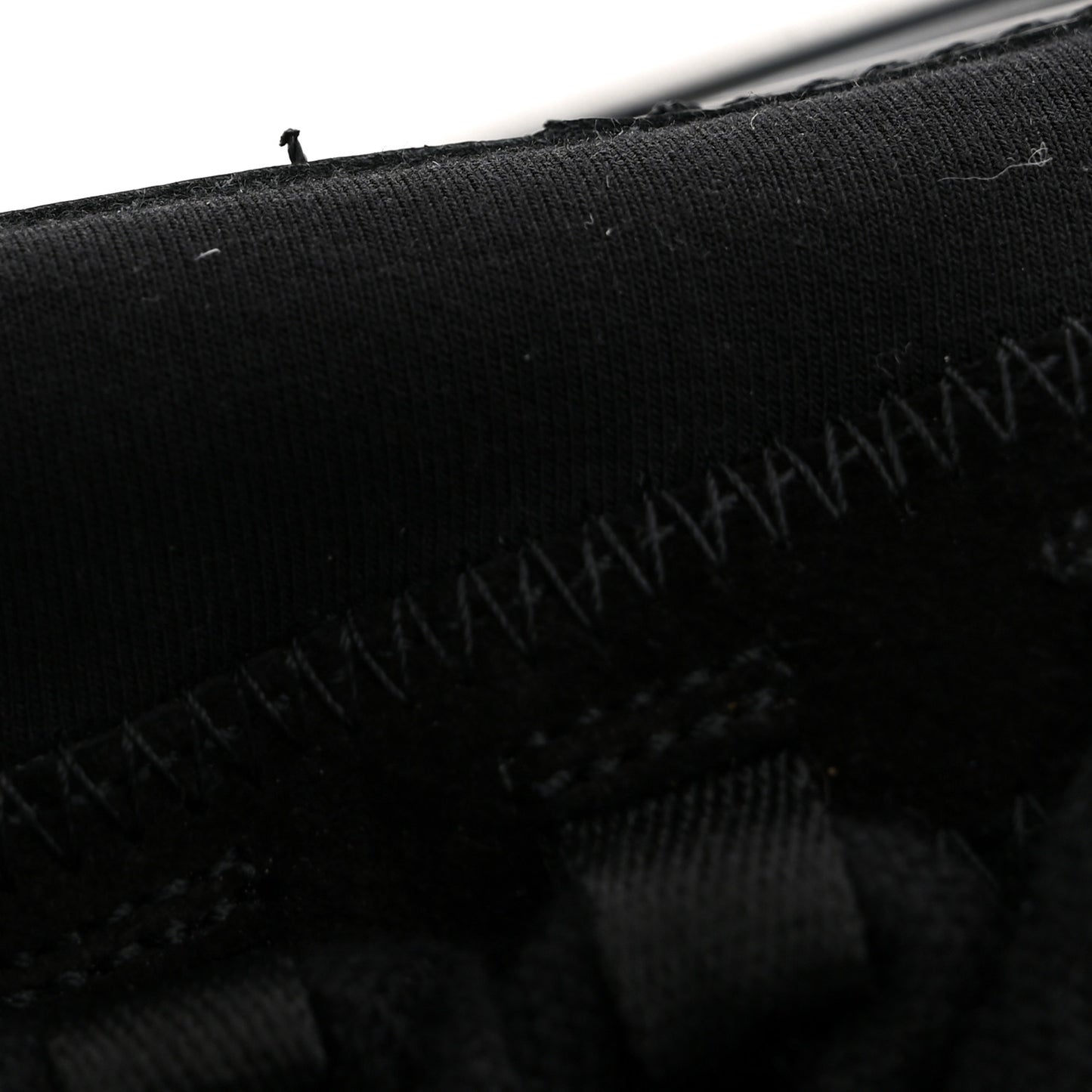 Velvet Calfskin Mixed Fibers CC Sneakers 40 Black