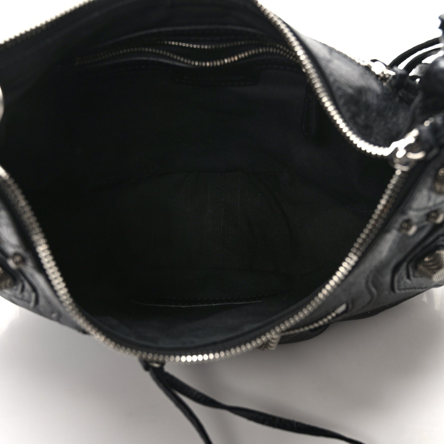 Agneau Arena Small Le Cagole Shoulder Bag Black