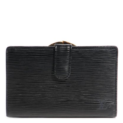 Louis Vuitton Epi French Purse Wallet Black 1 of 7