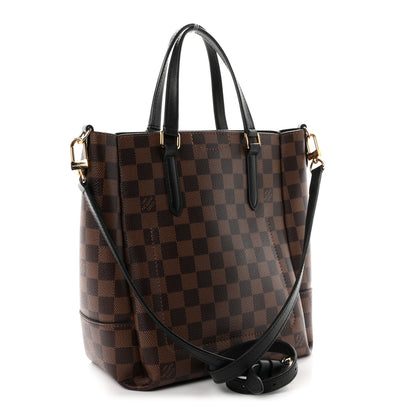 Louis Vuitton Damier Ebene Belmont PM Black 3 of 9