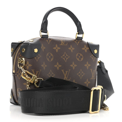 Louis Vuitton Monogram Petite Malle Souple Black 2 of 9