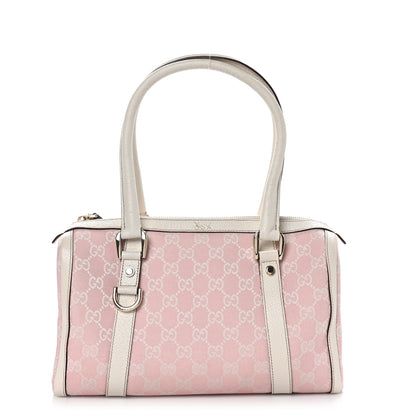 Gucci Monogram Small Abbey Boston Pink 1 of 11