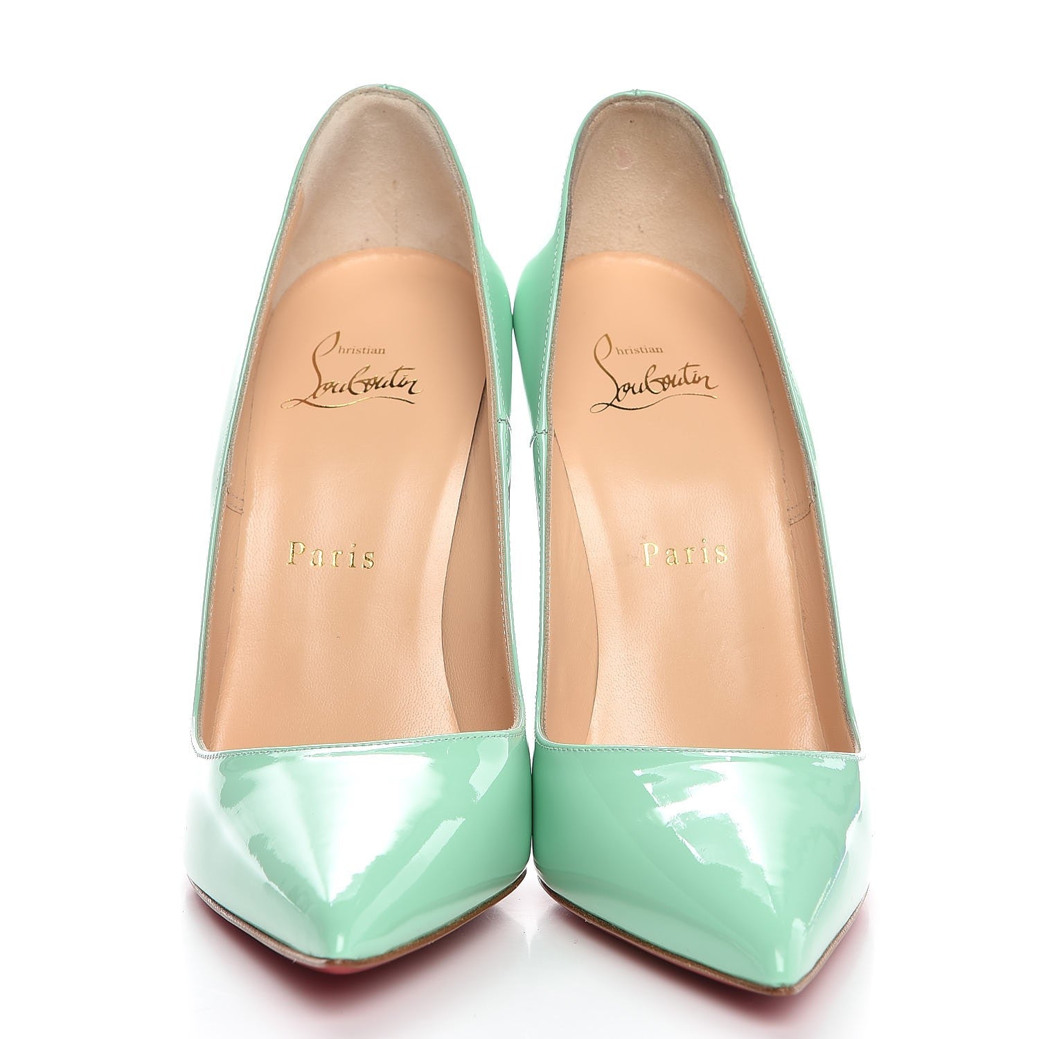 Christian Louboutin Patent So Kate 120 Pumps 37.5 Opal 2 of 8