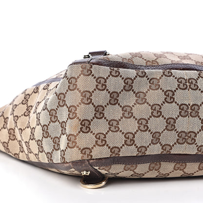 Gucci Monogram Abbey Small Tote Dark Brown 8 of 13