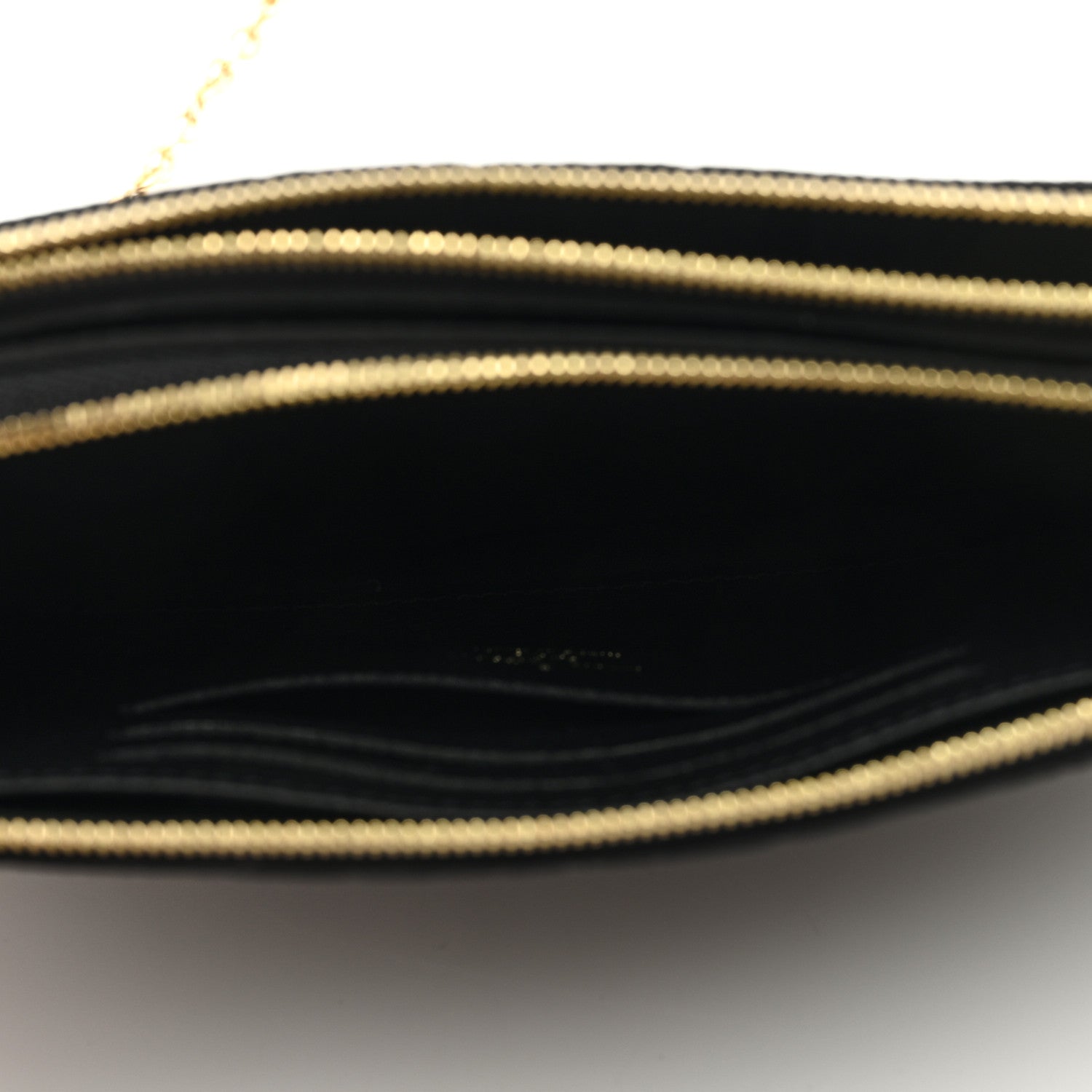 Louis Vuitton Empreinte Double Zip Pochette Black 5 of 9