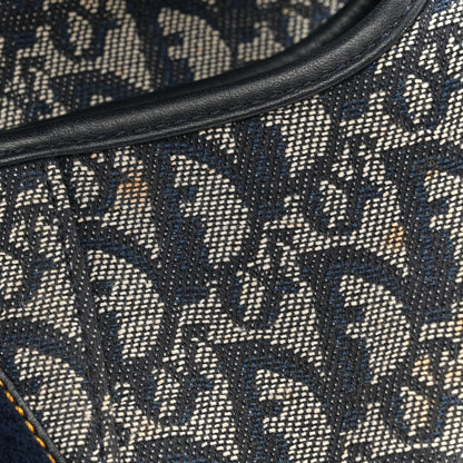 Christian Dior CHRISTIAN DIOR Monogram Saddle Bag Blue 11 of 13