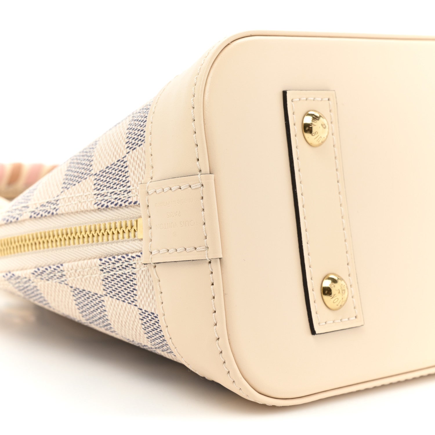 Louis Vuitton Damier Azur Braided Alma BB 8 of 8