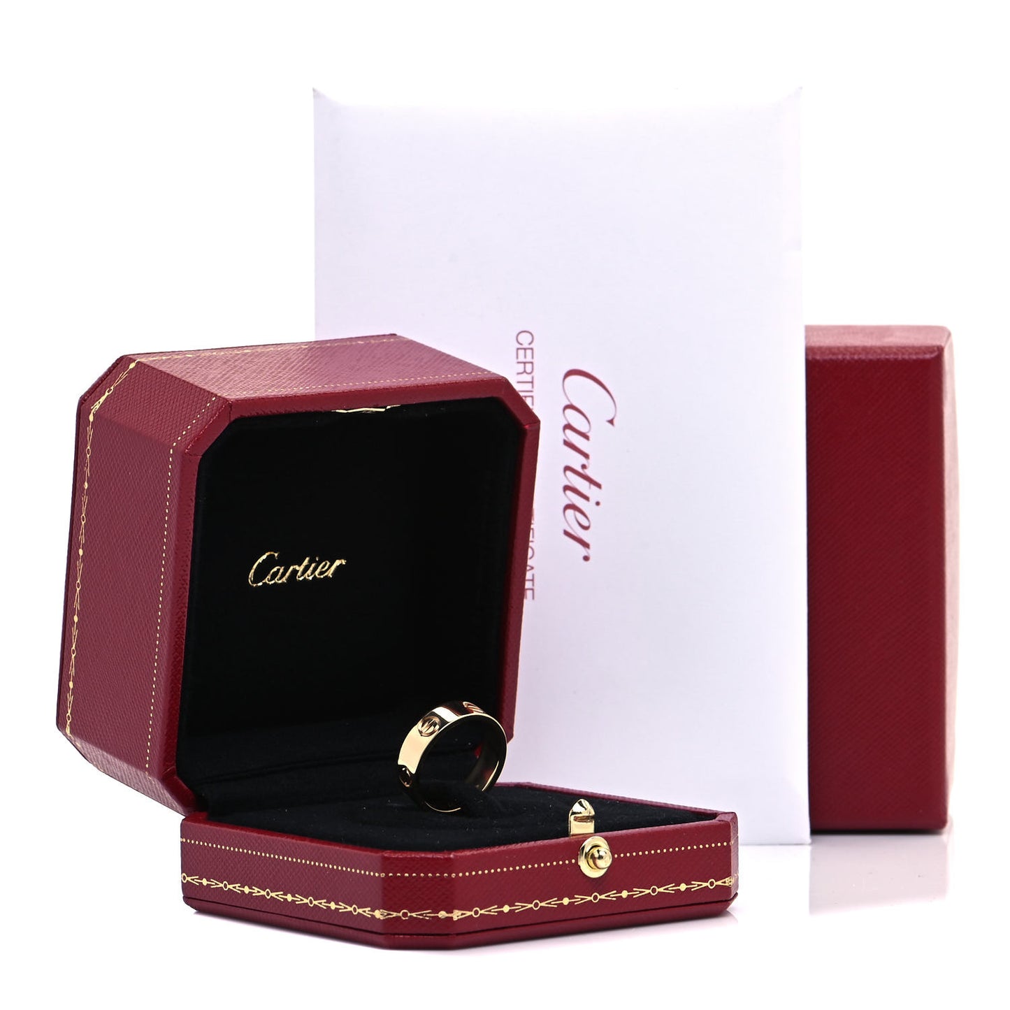 18K Yellow Gold 5.5mm LOVE Ring 53 6.25