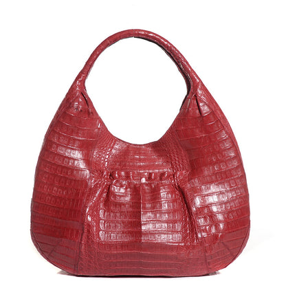 Nancy Gonzalez Crocodile Hobo Red 1 of 7