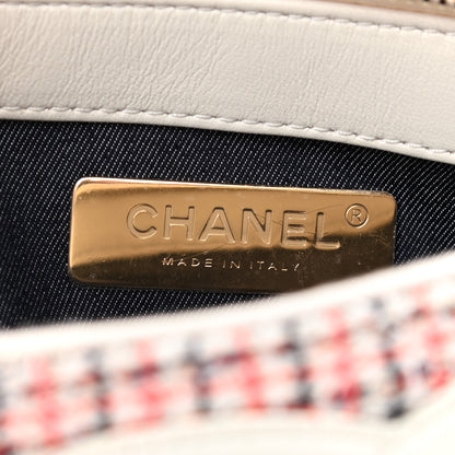 Chanel Tweed CC Mania Waist Belt Bag Black Red White 7 of 14