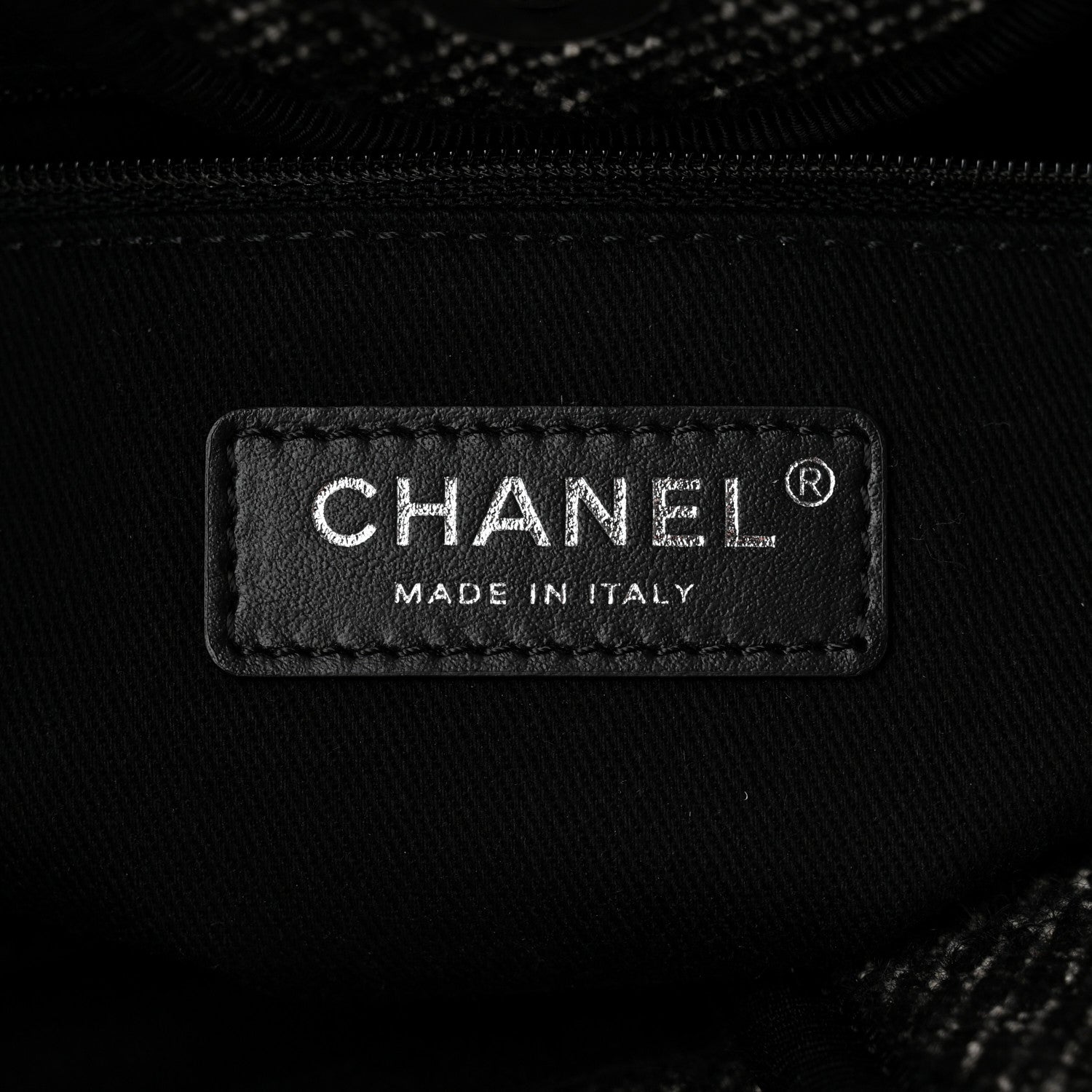 Chanel Mixed Fibers Calfskin Medium Deauville Tote Black 6 of 11