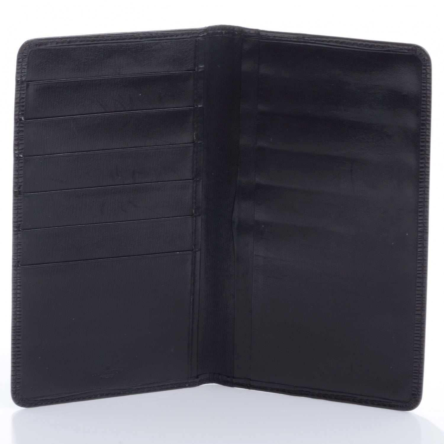 Louis Vuitton Epi Checkbook Organizer Black 4 of 5
