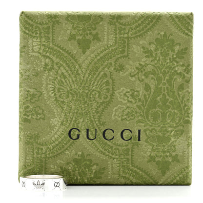Gucci X ADIDAS Sterling Silver Trefoil GG Monogram Band Ring 57 8 6 of 6
