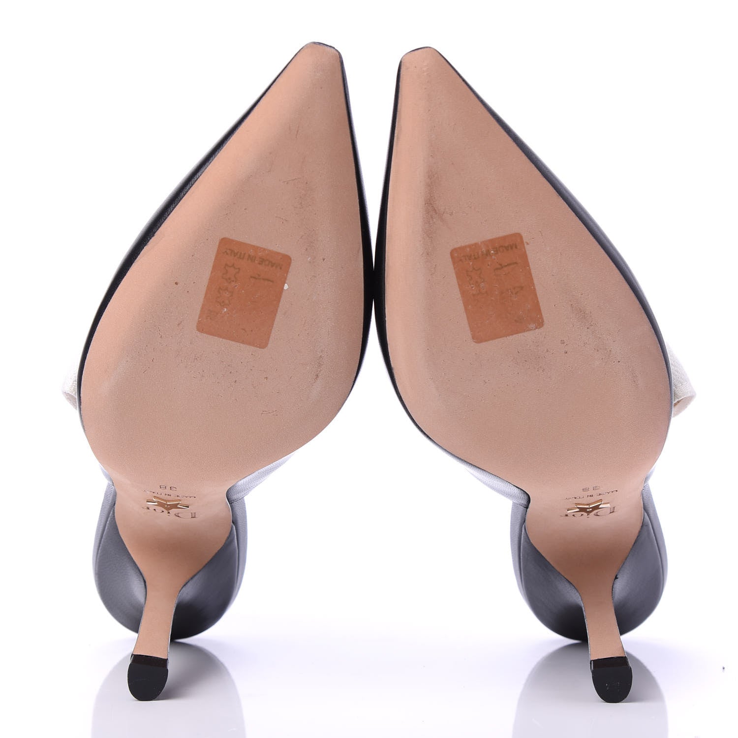 Christian Dior Lambskin Ribbon J'Adior Slingback 100mm Pumps 38 Black 5 of 8