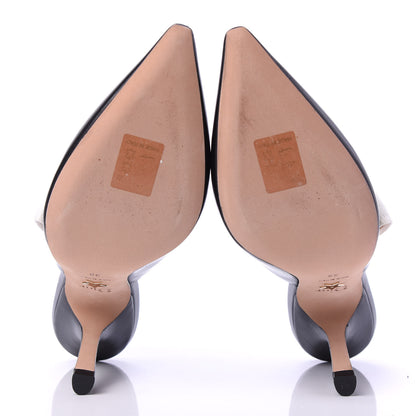 Christian Dior Lambskin Ribbon J'Adior Slingback 100mm Pumps 38 Black 5 of 8