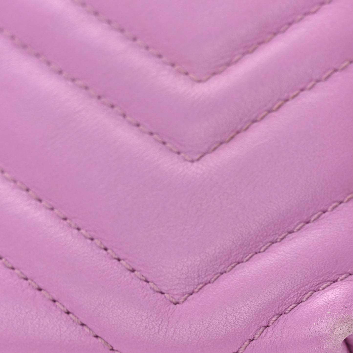 Calfskin Matelasse Mini GG Marmont Chain Bag Candy Mousse