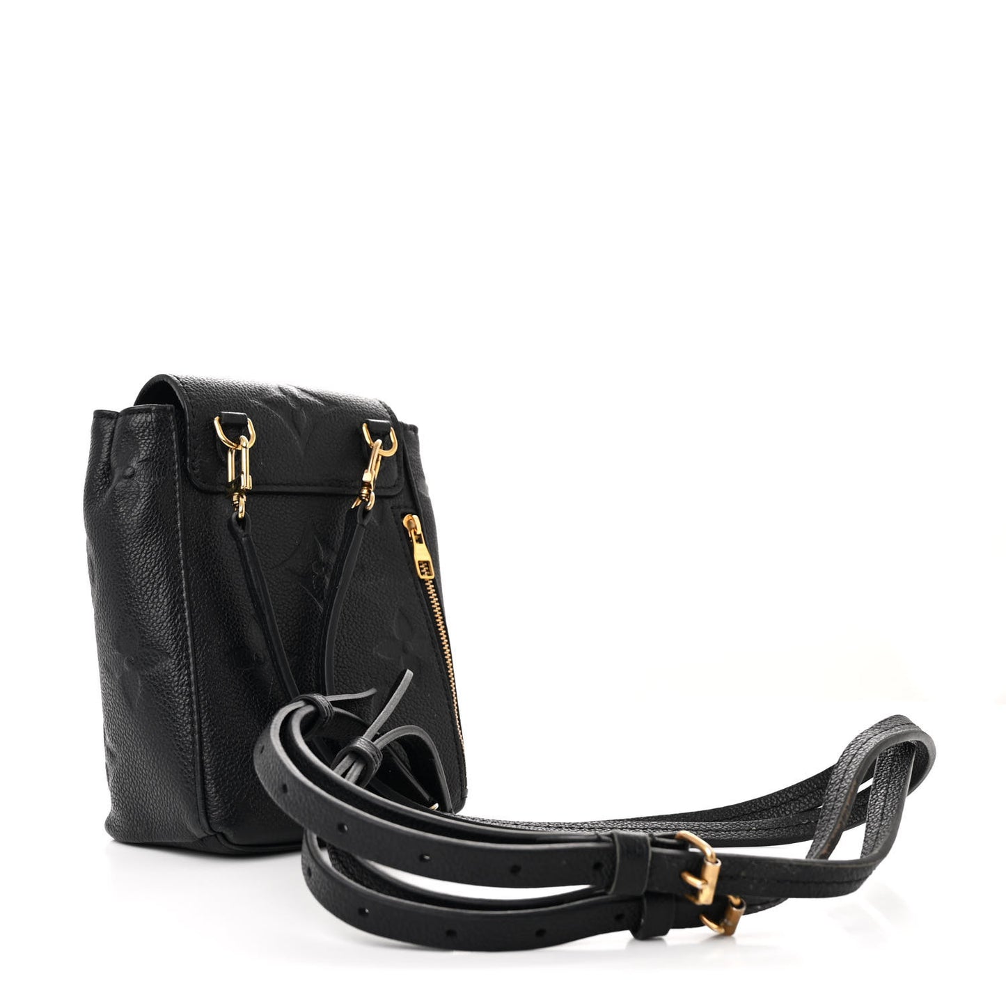 Empreinte Monogram Giant Tiny Backpack Black