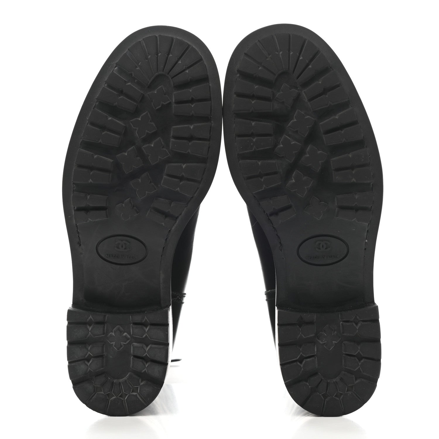 Chanel Calfskin Quilted Boots 37 Black 5 of 12