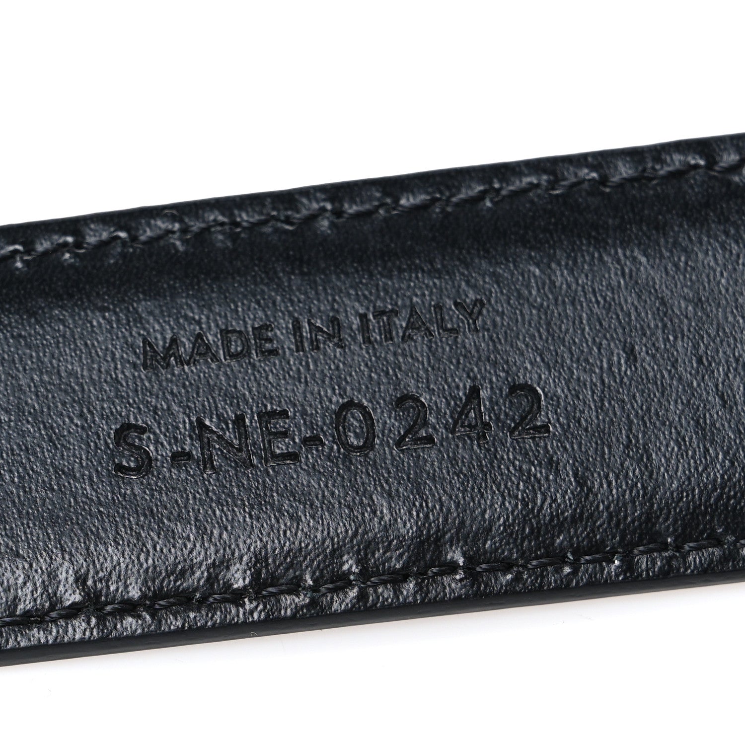 Celine Box Calfskin Medium 25mm Triomphe Belt 85 34 Black 6 of 6