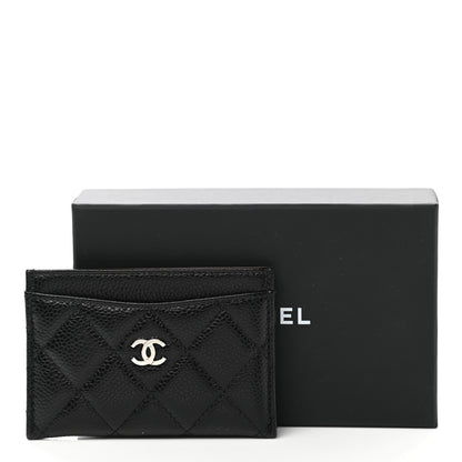 Chanel Caviar Quilted Card Holder Black 9 of 9
