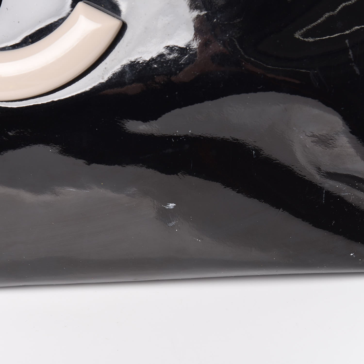 Chanel Vinyl XL Lipstick Tote Black 21 of 26