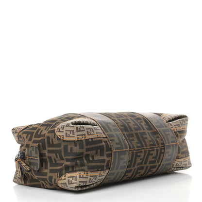 Fendi Zucca Zucchino Mixed Media Boston Tobacco 3 of 8
