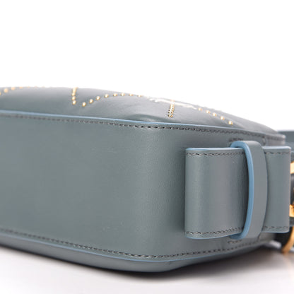 Chloe Smooth Calfskin Little Horses Embroidered Shoulder Bag Cloudy Blue 7 of 10