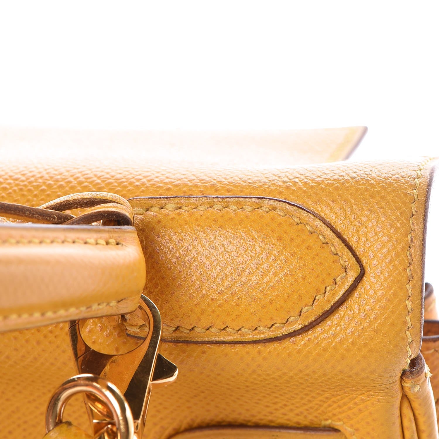 Hermes Epsom Retourne Kelly 28 Jaune 30 of 40