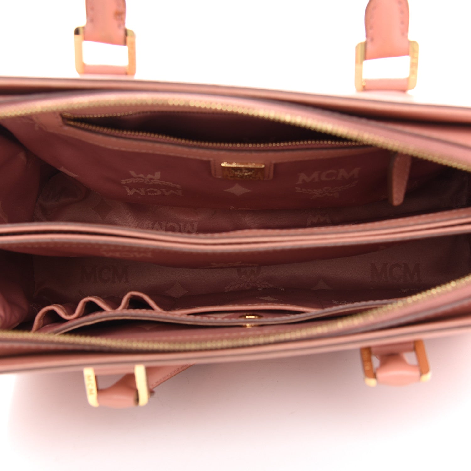 MCM Saffiano Nuovo Tote 5 of 17