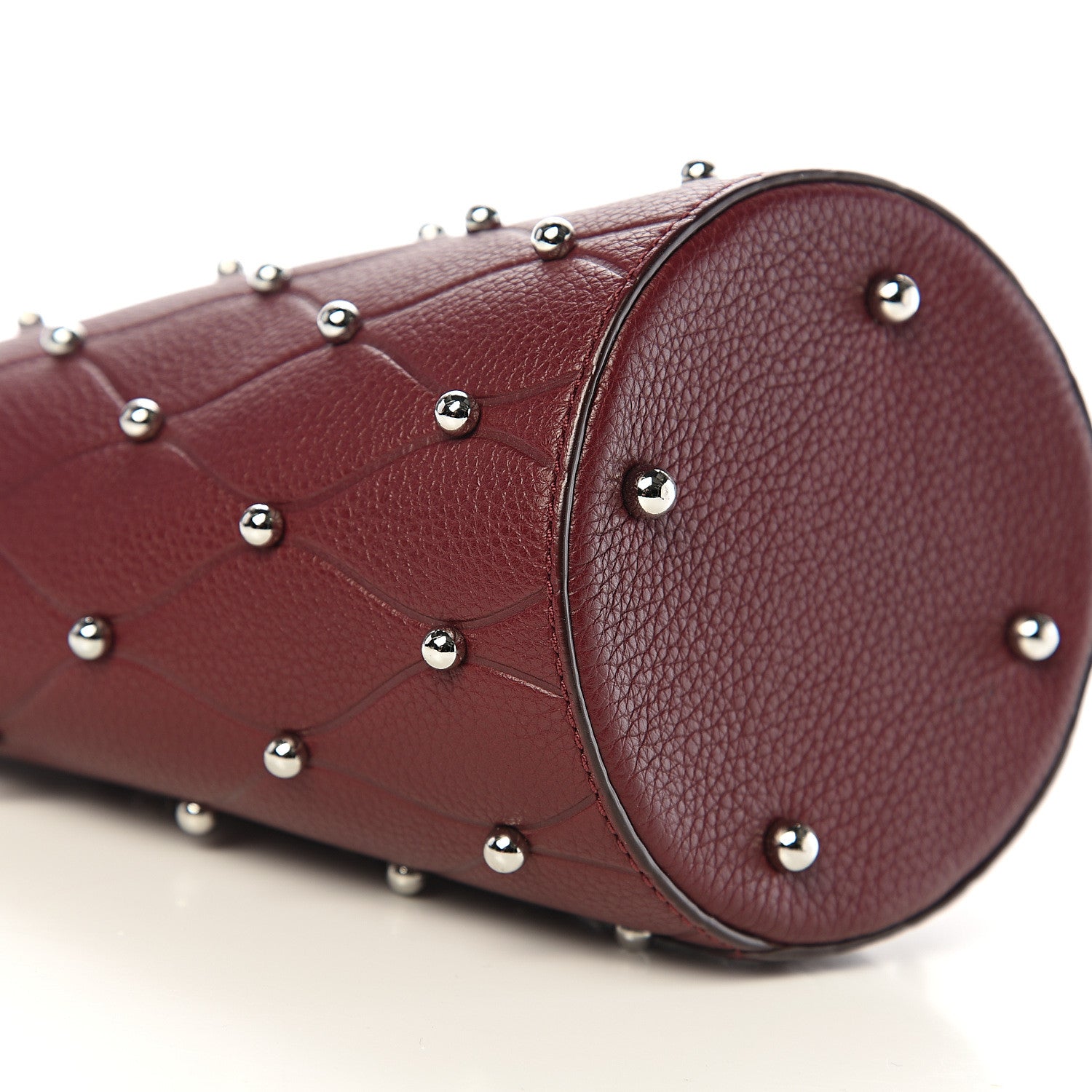 Alexander Wang Pebbled Calfskin Mini Roxy Bucket Bag Burgundy 7 of 10